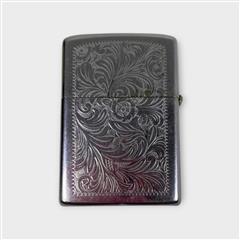Zippo Classic Brushed Chrome Finish Pocket Lighter, No. 200